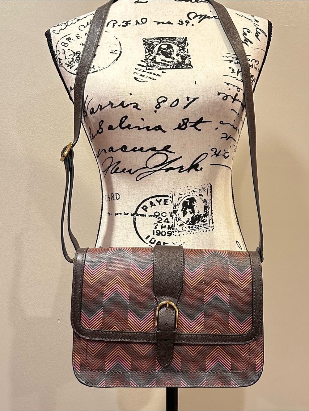 Fossil Zoey Harlow Print Crossbody Bag